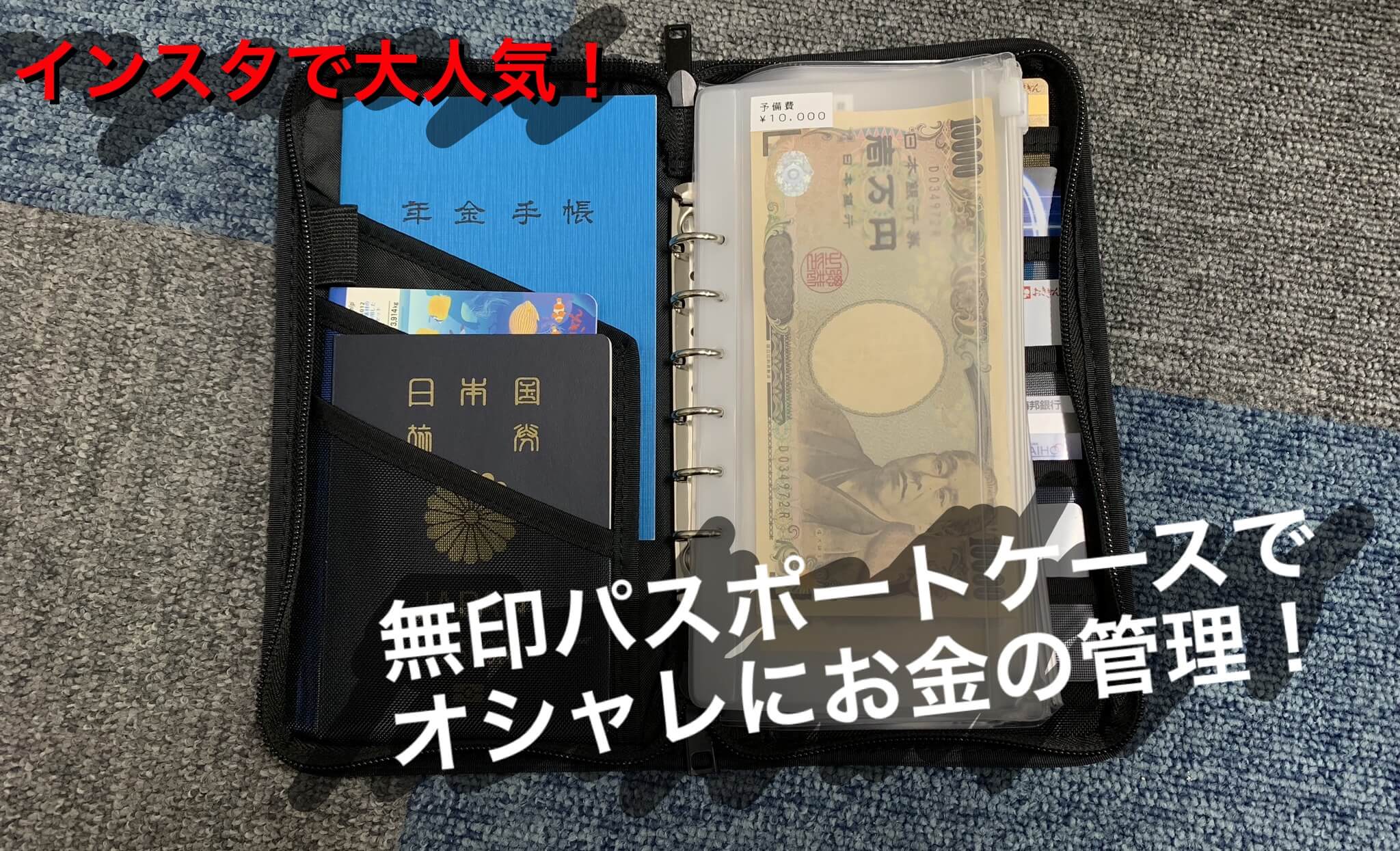 インスタで大人気 無印パスポートケースでお金を 見える化 してオシャレに家計管理をしよう Taamii Com たーみーどっとこむ